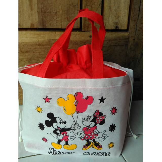 

TAS SERUT KARAKTER KARTUN MICKEY DAN MINNIE MOUSE | TAS SOUVENIR BINGKISAN KADO | TAS PROMOSI | SS17