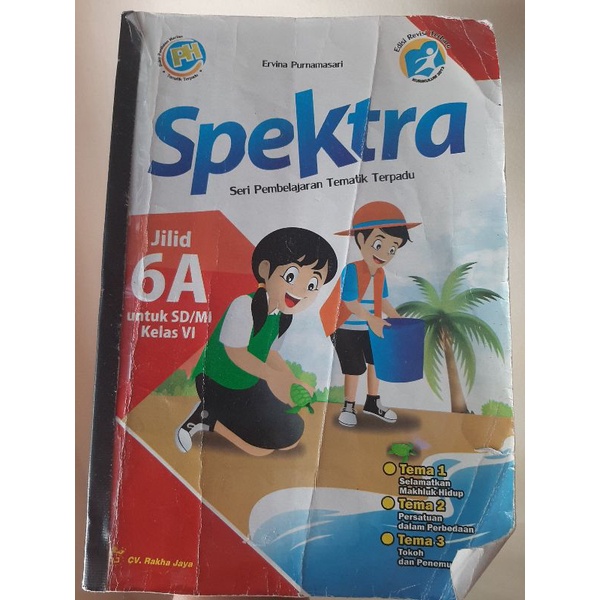 Spektra Tematik Terpadu Tema 1,2,3 Kelas VI Jilid 6A SD/MI | CV Rakha Jaya