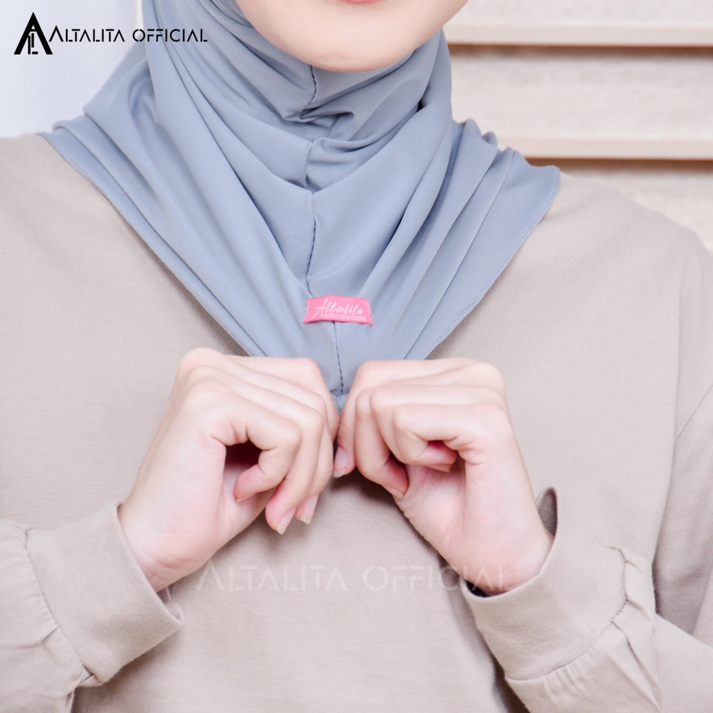 Altalita - Kerudung Sport Nadira pet Jilbab Instan Sporty Jersey Spandek Premium Olahraga Volly Senam High Quality