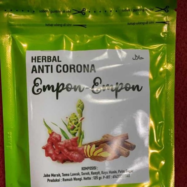 

Empon-Empon herbal anti corona