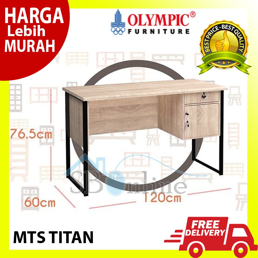 Meja Belajar - Meja Kantor by Olympic - MTS TITAN