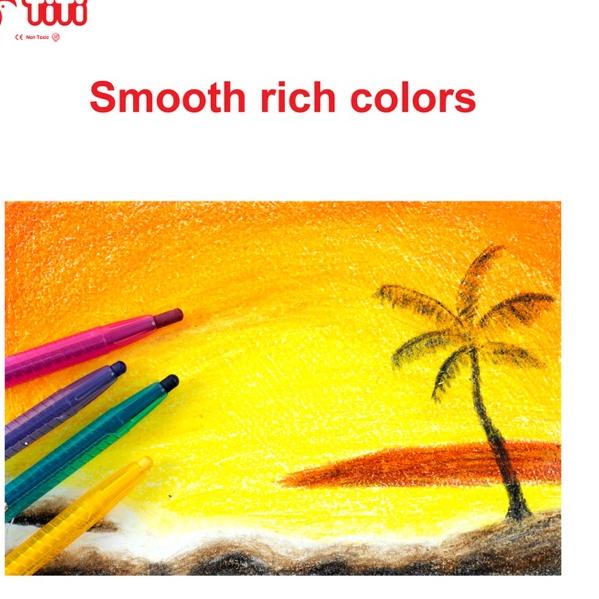 

ㅰ Twist Crayon Mini TITI 24 Warna Non Toxic ぢ