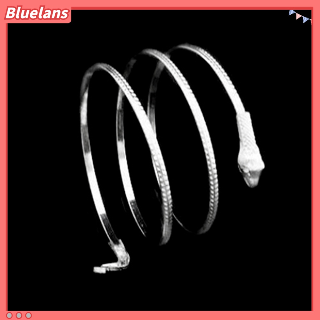 Bluelans Bracelet Fashion Coiled Snake Spiral Armlet Armband Bangle Bracelet for Women