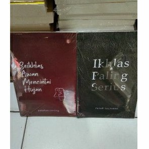 

Sepaket 2 buku seikhlas awan mencintai hujan - ikhlas paling serius
