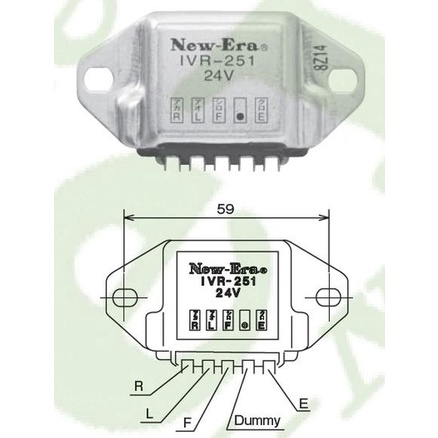 Ic Regulator Alternator Hino Ranger Ho7C 27700-1370 Ivr-251 New Era