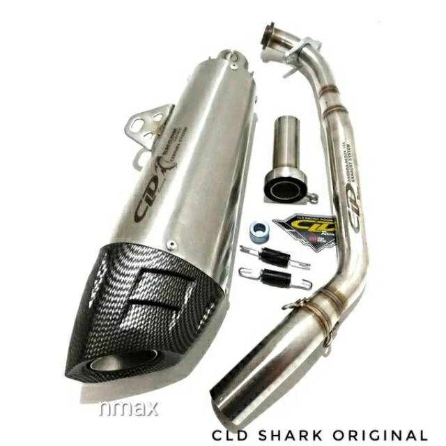 Yamaha Nmax 155 - Knalpot CLD Shark Original Stainless