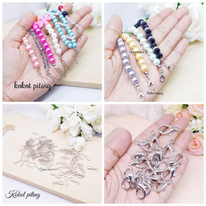 conector mask crystal roundel/polos beli 10 free 2