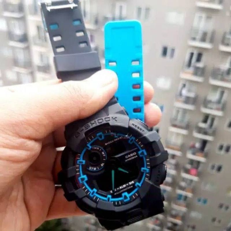 Limited Edition Jam Tangan GA700 Dua Warna Jam Tangan Anti Air Pria Dualtime Bisa Bayar Ditempat