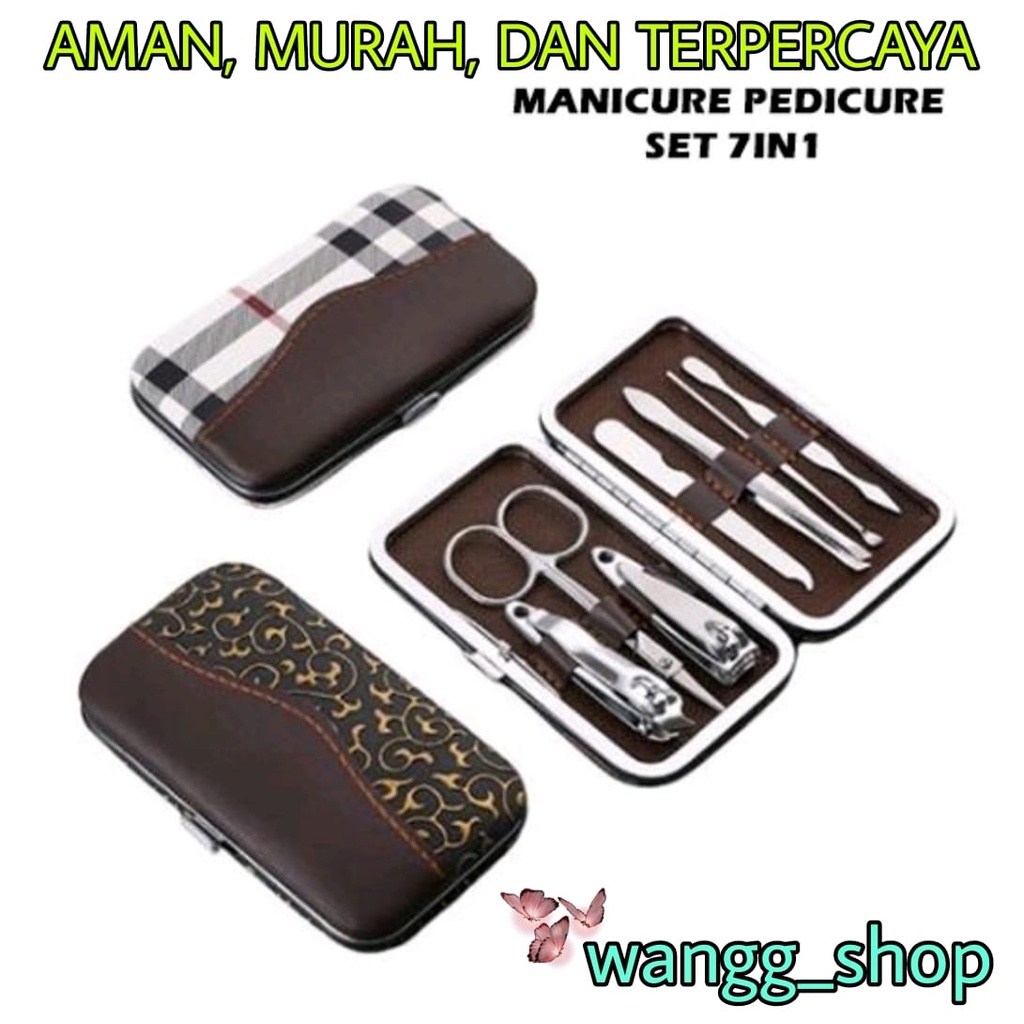 MANICURE PEDICURE SET 7 IN 1 / GUNTING KUKU NAIL ART SET / MANICURE PEDICURE SET KEKINIAN