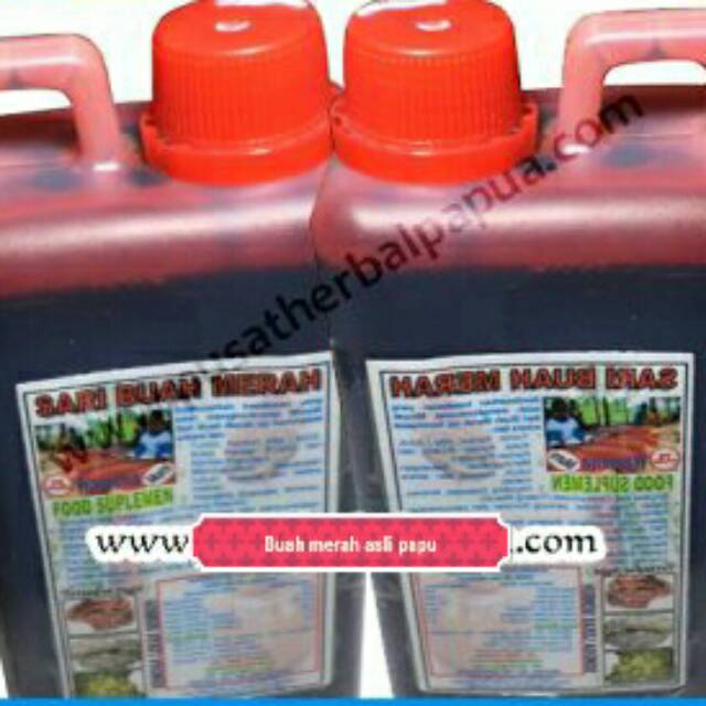 

Sari Buah Merah Asli Papua 1 Liter