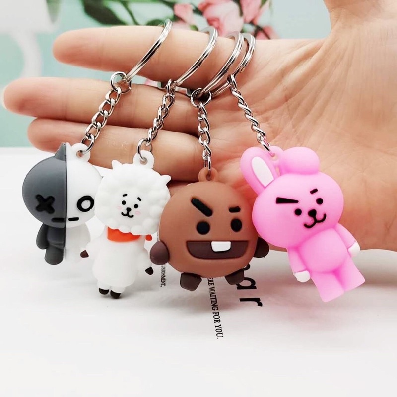 GANTUNGAN KUNCI IMPORT BT21 LUCU