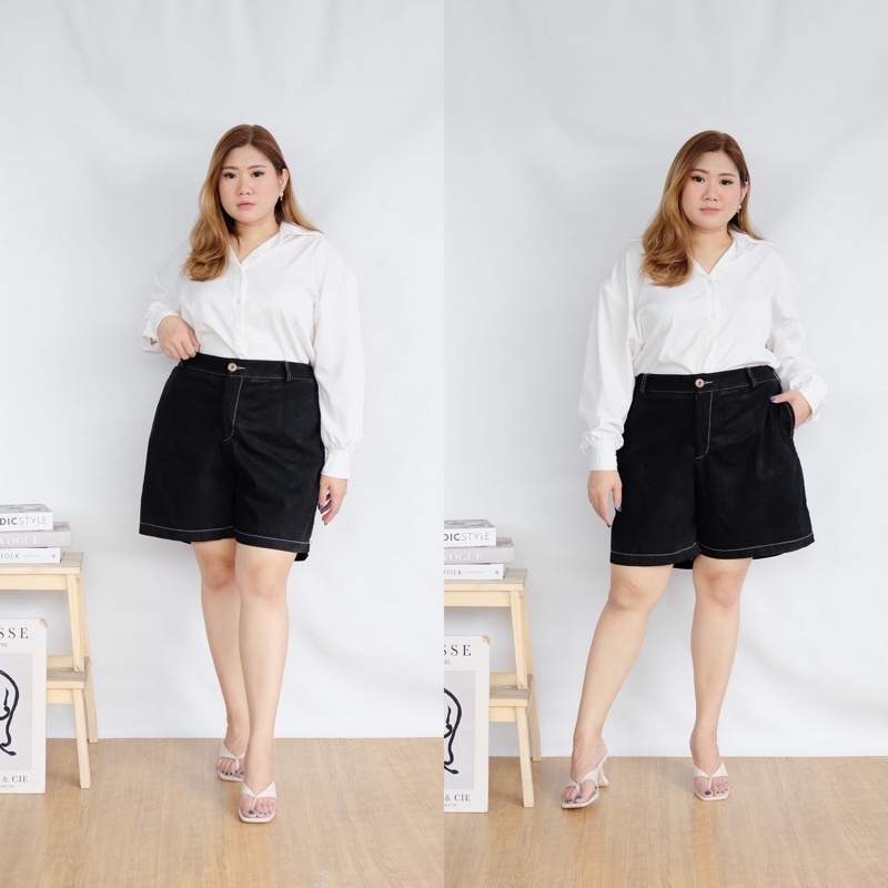 BIGWELL /CELANA JEANS PENDEK/ JEANS SHORT  / CELANA JUMBO/ CELANA BIGSIZE/ CELANA JUMBO MURAH/ CELANA BIGSIZE MURAH