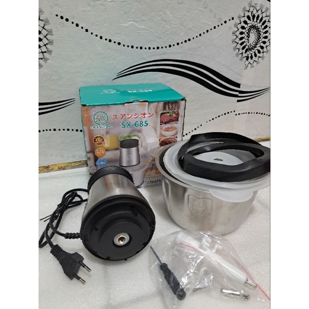 Blender Portable SX-685 Multifungsi | Blender Multifungsi Stainless Steel SX685 | Blender Daging Shuangxiong SX 685 Anti Karat | FMS