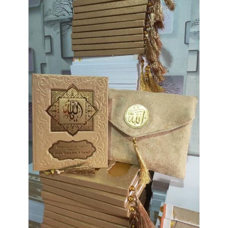 cetak yasin paket dompet + tasbih 208 glosy