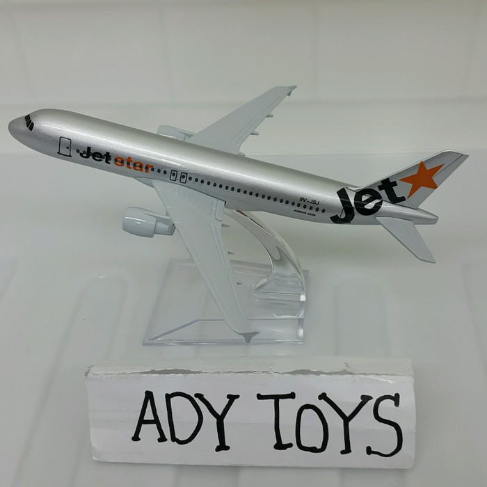 Diecast Pesawat Jet - Diecast Pesawat - Miniatur Pesawat Garuda Jet Star 9V-Jsj Airbus A320 Pajangan