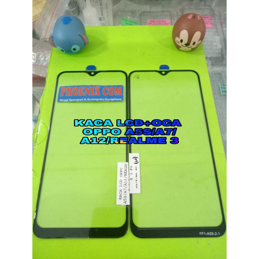KACA LCD+OCA OPPO A5S/OPPO A7/OPPO A12/OPPO REALME 3