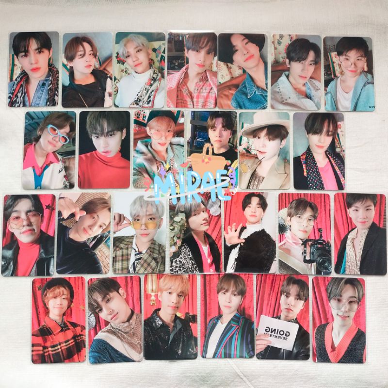 Photocard Seventeen Scoups Joshua Jun Woozi The8 Mingyu DK Seungkwan Vernon Dino Going Magazine Whit