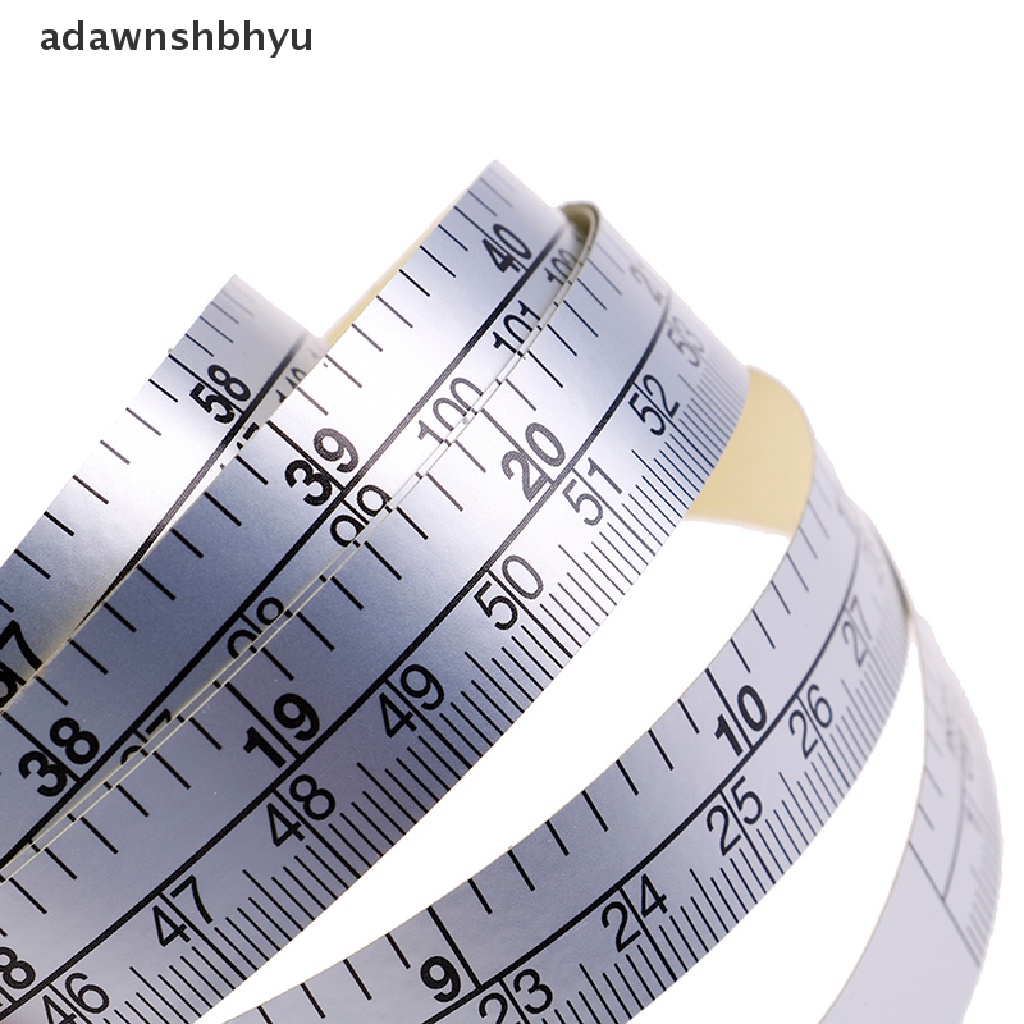 Adawnshbhyu 90/151cm Self Adhesive Metric Measure Tape Penggaris Vinyl Untuk Mesin Jahit Sticke