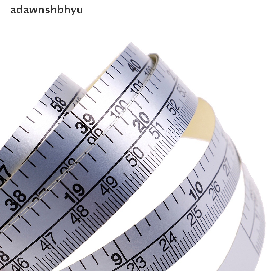 Adawnshbhyu 90/151cm Self Adhesive Metric Measure Tape Penggaris Vinyl Untuk Mesin Jahit Sticke