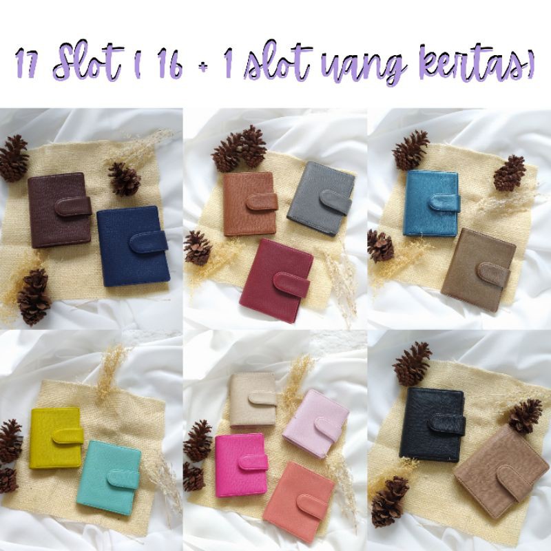 

CARD HOLDER ADELIA17 SLOT imperfect (read deskripsi)