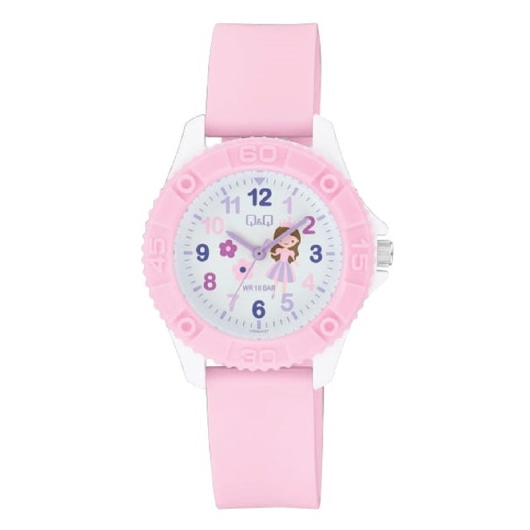 SALE  7.7 Jam Tangan Anak Colorful Casual Rubber Analog Original Q&amp;Q QNQ QQ VQ96 VQ96J Series