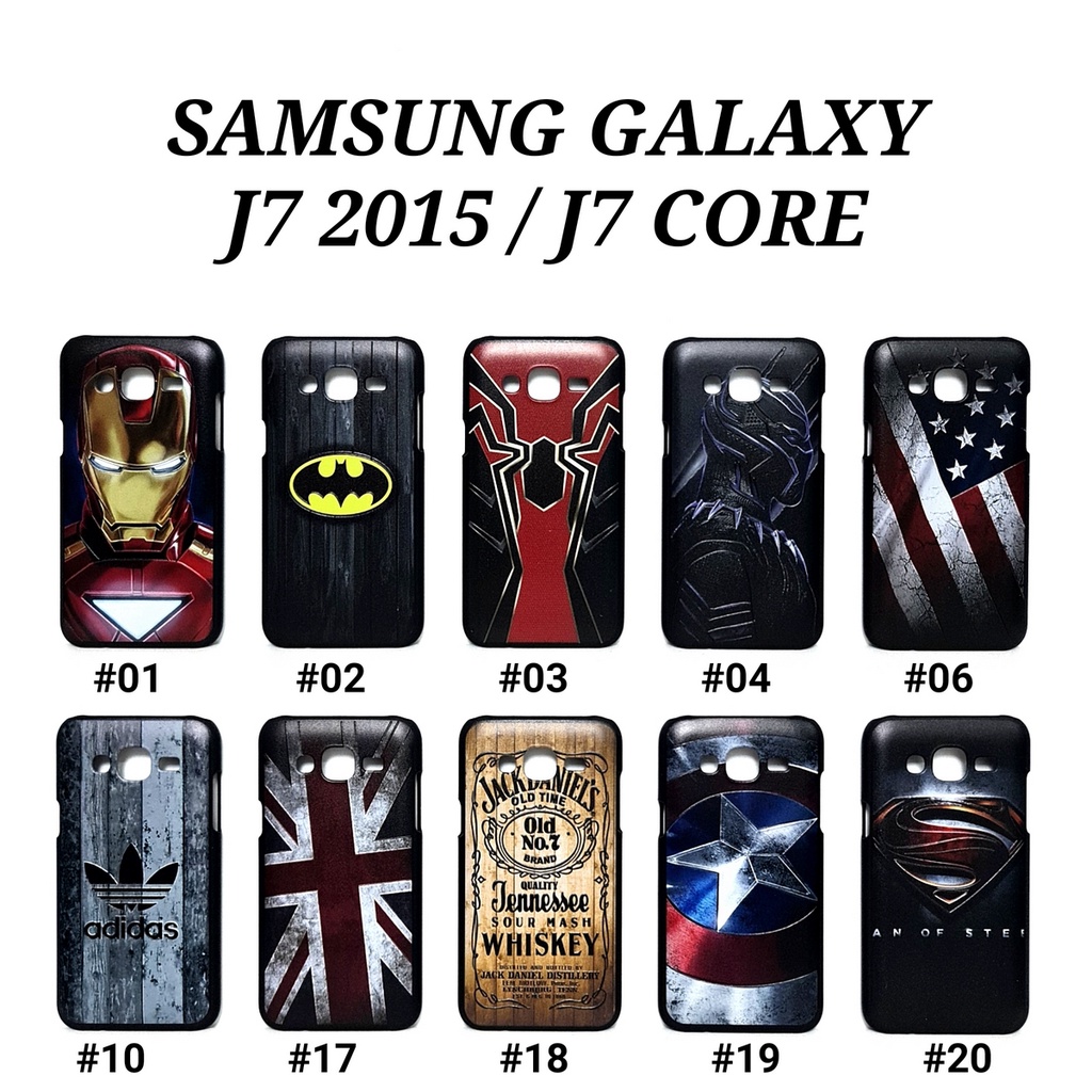 SAMSUNG GALAXY J1 MINI J1 2015 J1 ACE J1 2016 J120 J2 2015 J3 2015 J3 J1 2016 J4 2018 J5 2015 J510 J5 2016 J6 2018 J7 2015 J7 CORE J710 J7 2016 J8 2018 | MAN HARD CASE Marvel Super Hero