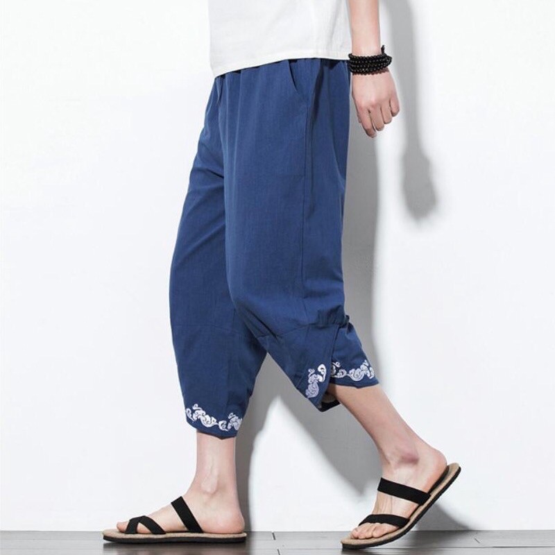CELANA HAREM LINEN IMPORT PRIA JEPANG BAGGY HIP HOP BIG OVER SIZE M-XXXXXL 5XL RU2