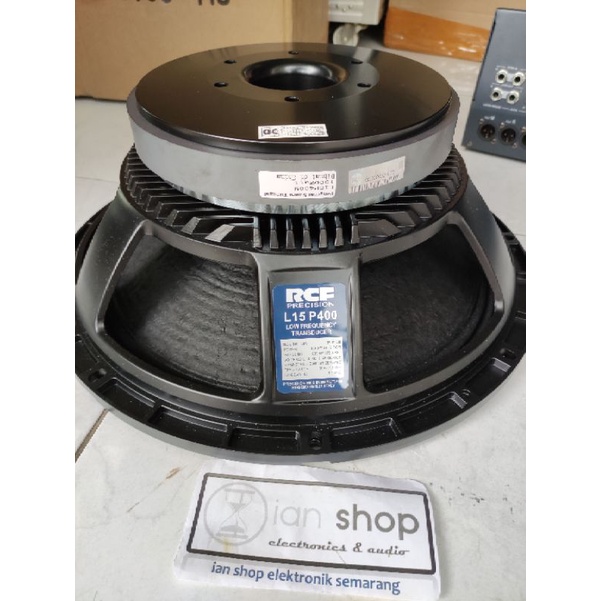 Speaker Component RCF L15P400 L15 P400 L 15P400 Woofer 15 inch Grade A 15in Coil 4 inchi Daun Coatin