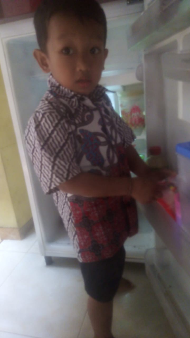 Batik Couple Keluarga Sania Ruffle Ori Ndoro Jowi Dnt Motif Morena