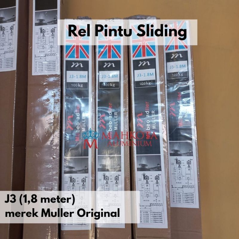 Rel Pintu Sliding / Geser Muller J3 & J4
