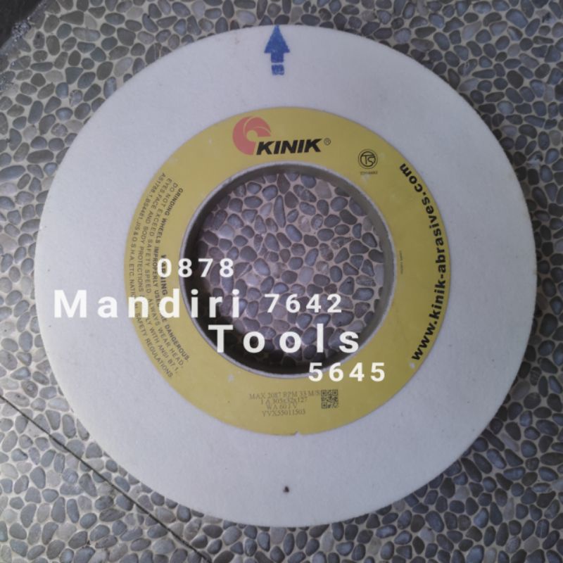 Mandiri- Batu Gerinda Kinik 1A 305 x 32 x 127 WA 60 J V /Kinik Grinding Wheel