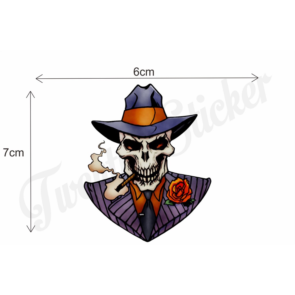 

GANGSTER SKULLS STICKER