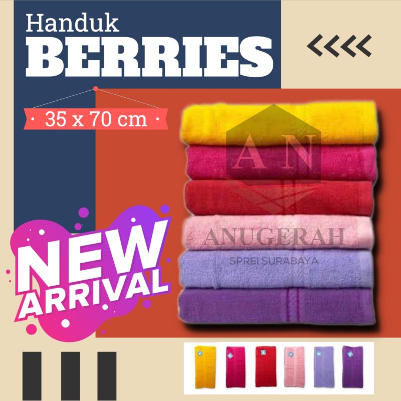 HANDUK SPORT 35x70CM / HANDUK OLAH RAGA / HANDUK SALON / HANDUK COTTON / HANDUK MURAH / HANDUK SOUVENIR / HANDUK KECIL / HANDUK BERRIES