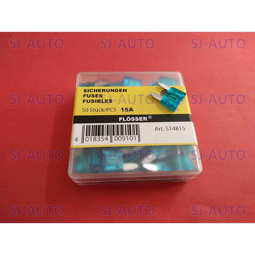 Sekring DX Mini Flosser 15A Sekring Gepeng Mini Flosser 15A