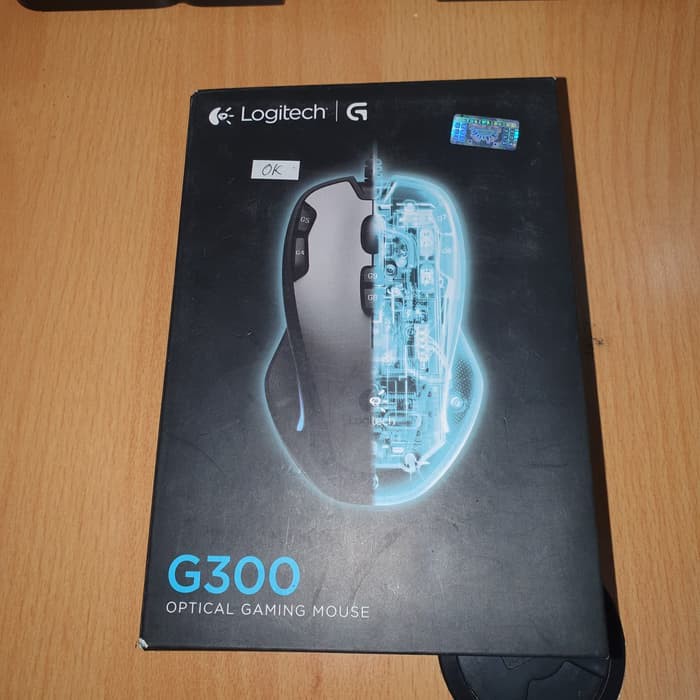 MOUSE GAMING LOGITECH G300 OPTICAL RESMI ORIGINAL