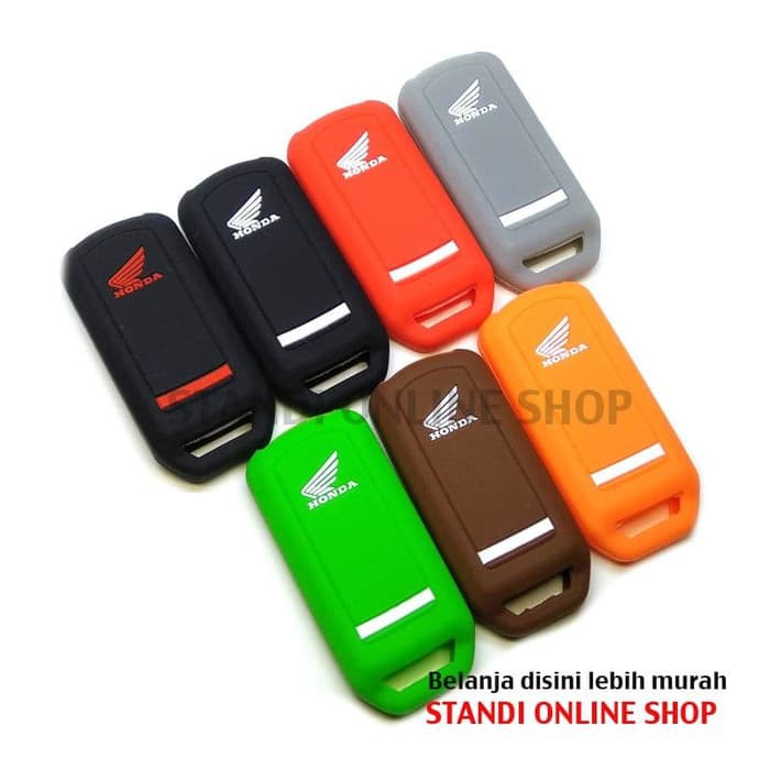 Kondom Remote Silikon Cover Honda All New PCX LED INDONESIA Hijau