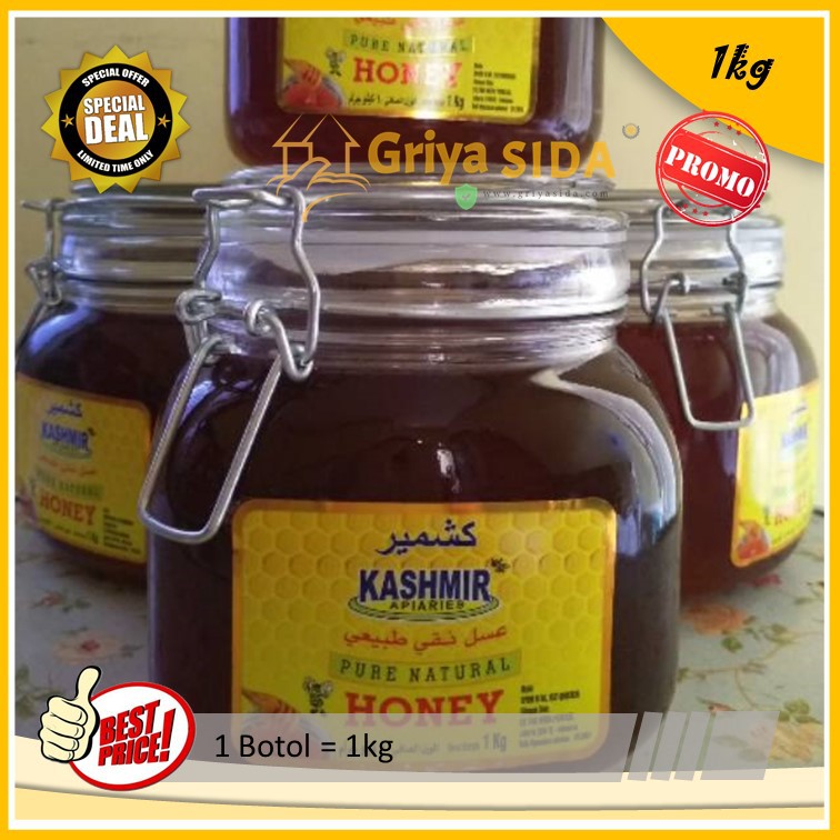 Madu Kashmir 1kg madu murni natural honey kashmir Original Honey Kashmir