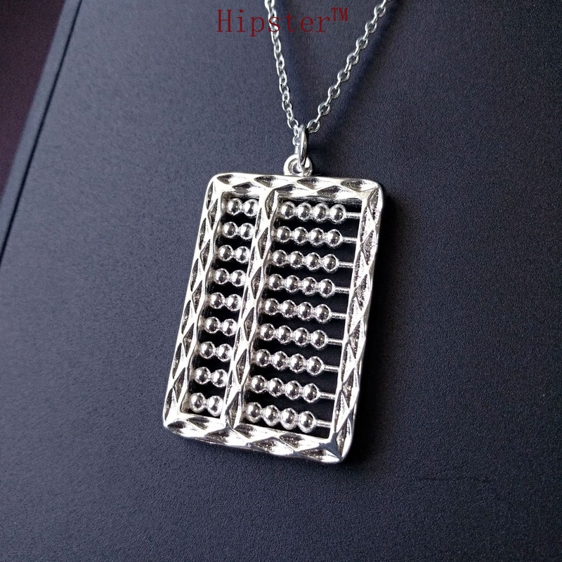 Best-Selling New Type 18K Golden Wishes Abacus Pendant Necklace