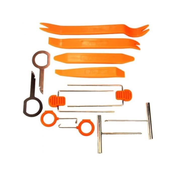 Alat Pembuka Panel Audio Mobil Door Clip Trim Removal Tool ISI 12PCS