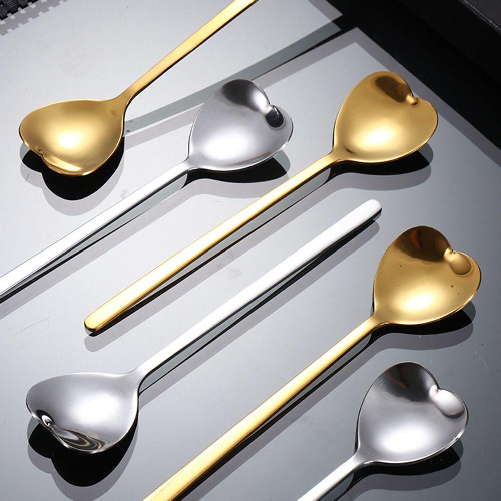 SOLIGHTER Coffee Scoop Home &amp; Living Tableware Kitchen &amp; Dining Supplies Stainless Steel Stir Spoon