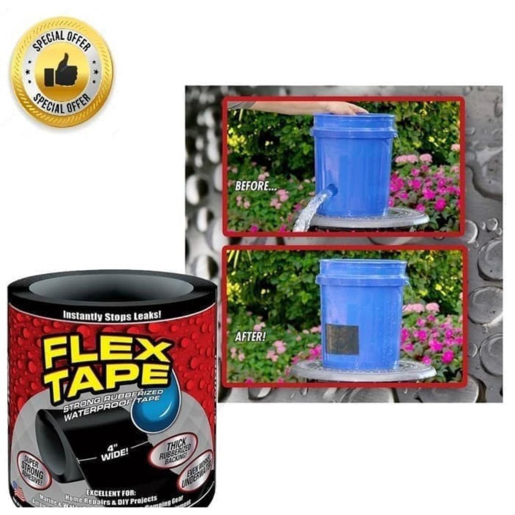 Flex Tape Isolasi Lakban Multifungsi Super Kuat Water Proof Anti Bocor