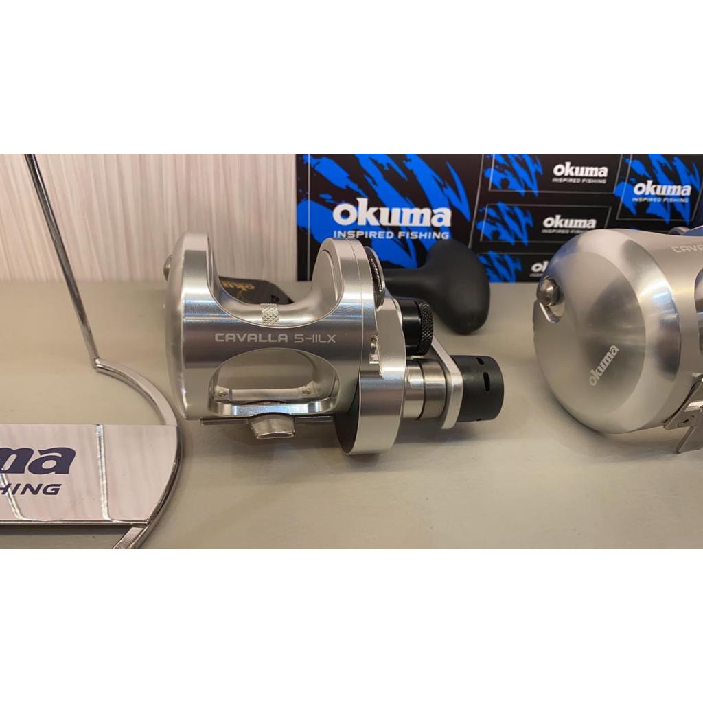 Reel Pancing Overhead / OH Okuma CAVALLA 5NS, 5S, 5II, 5NII dan 12NII Handle kanan 2 in 1 Gear Rasio
