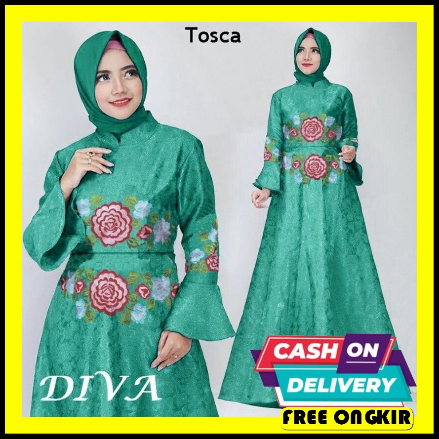 Bju Gamis Wanita Modern Terbaru Murah Gamis Turkey 1270 Original Ab680 Bjd - Gamis Wanita Terbaru