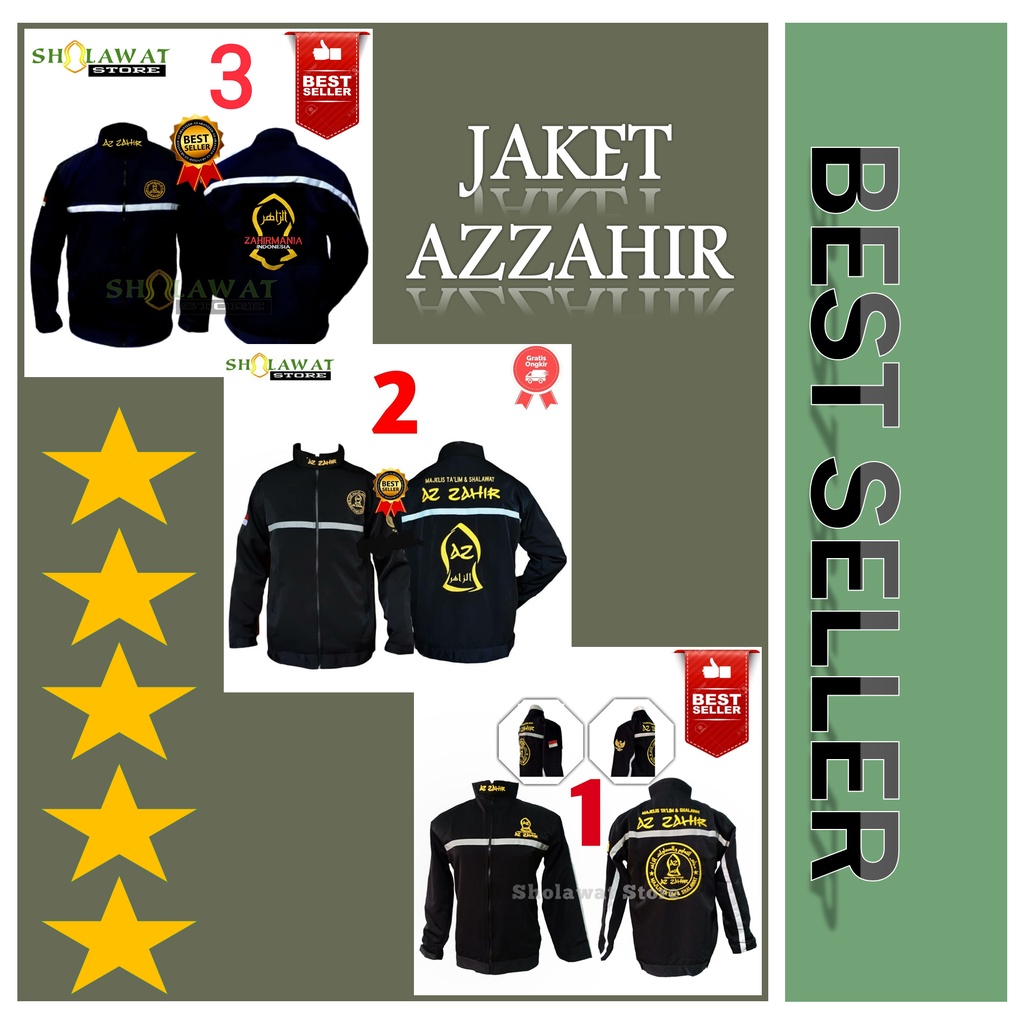 [FREE ONGKIR] Jaket Az Zahir Azzahir Zahirmania Terbaru/Jaket Majelis Az Zahir/Jaket Azzahir Pria Wa