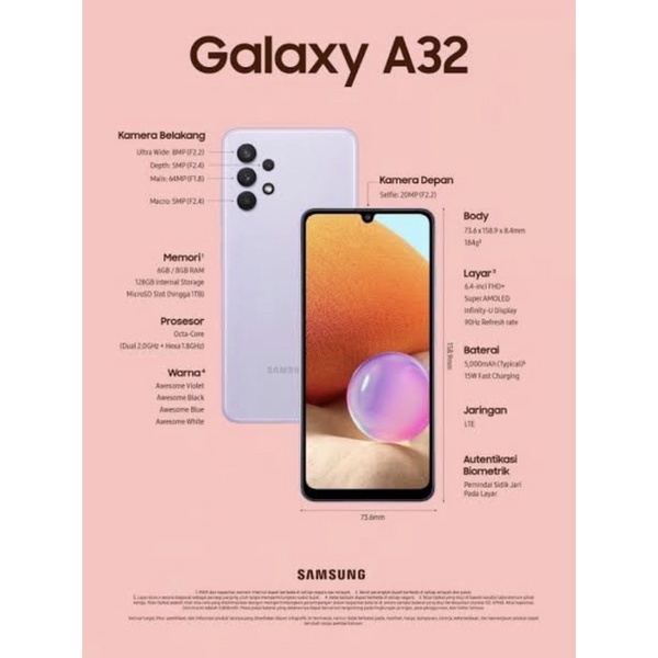 Samsung Galaxy A32 Ram 6/128Gb - Violet