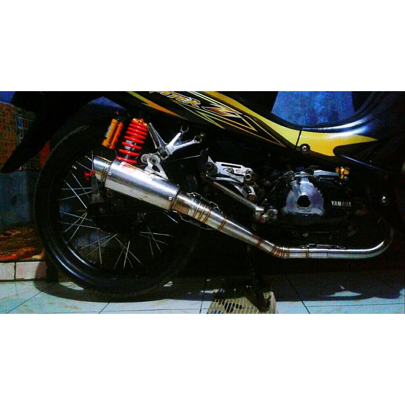 Knalpot leheran jupiter kompetisi 110-200cc drag road race pipa 32 Full stynlis-5