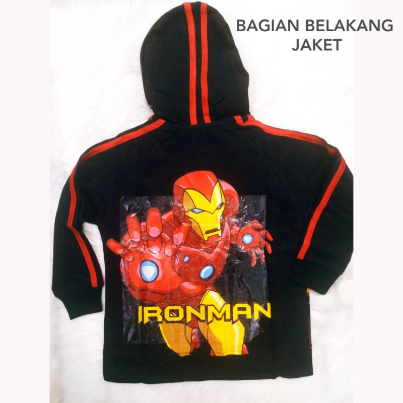 Jaket Anak Iron Man / Jaket Anak 3-4 tahun