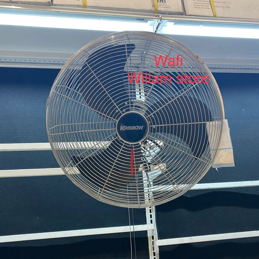 Krisbow Kipas Angin Tornado Besi Dinding Industri 20 inch 50 cm