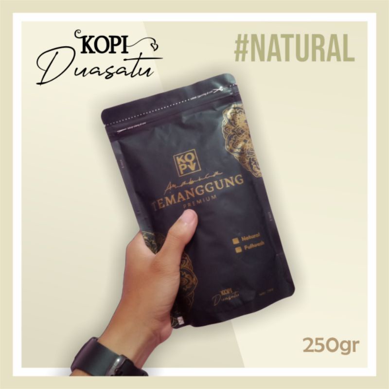 

Kopi Bubuk Arabica Temanggung 250gr Proses Natural Kualitas Premium