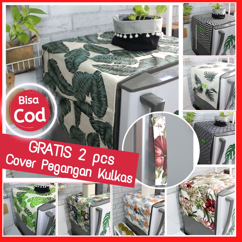 SARUNG KULKAS / TUTUP KULKAS / COVER KULKAS / SARUNG KULKAS 1 PINTU / SARUNG KULKAS 2 PINTU / TUTUP 